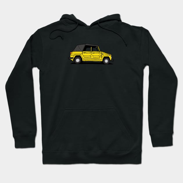 Yellow Thing Hoodie by William Gilliam